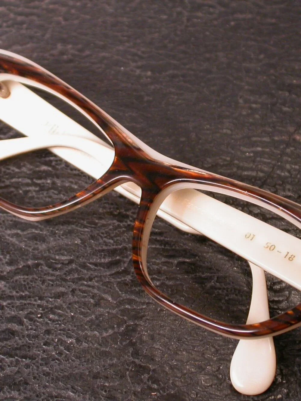 Caroline Abram Lula Tortoise Stripe Eyeglasses Frames Made in France